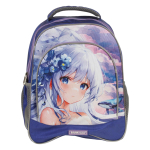 Рюкзак ученический с грудной перемычкой "ErgoLine 15L Kawaii Whale" (ErichKrause)