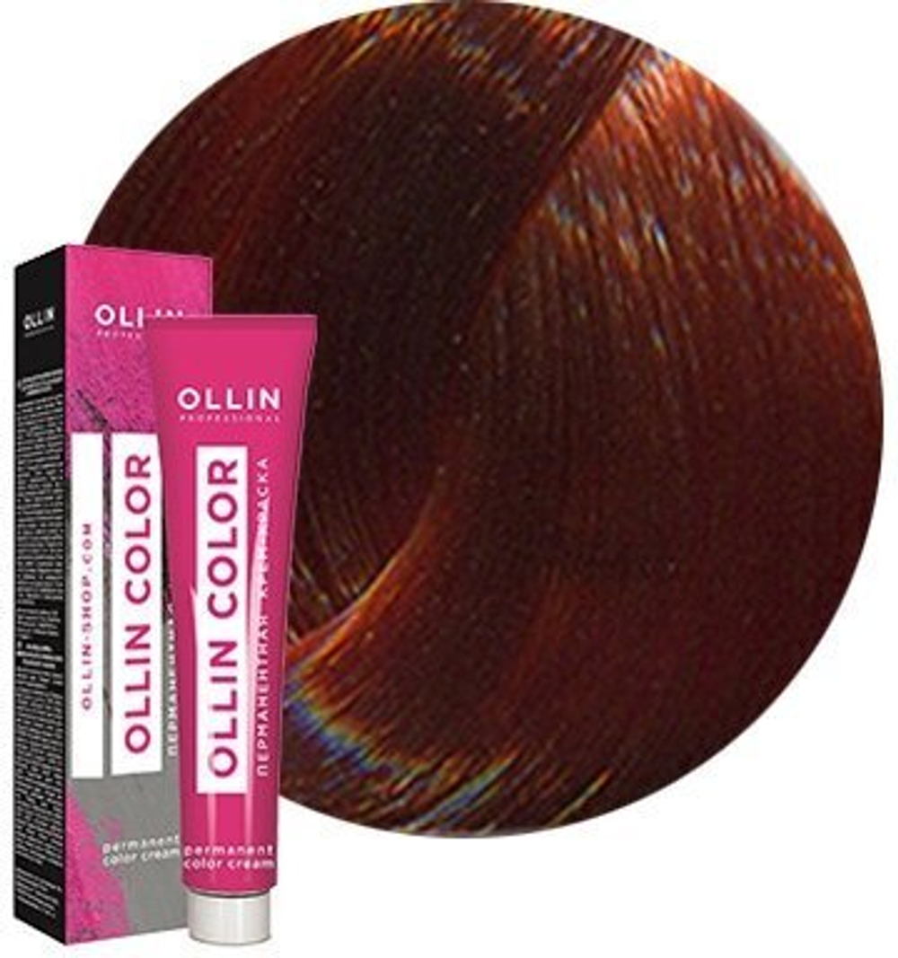 OLLIN COLOR 8/4 светло-русый медный 60мл Перманентная крем-краска для волос