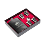 Набор Helios Сохраняйте спокойствие (фляжка 270 мл + 4 стопки+воронка) (HS-2021-A2)