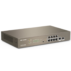 Коммутатор IP-COM G5310P-8-150W L3 Коммутатор PoE управляемый 8-Ports 10 / 100 / 1000 Base-T + 1-Port 1000 Base-X SFP / 8-Ports PoE (PoE бюджет 130W)