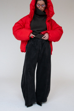 Брюки вельвет о-силуэта