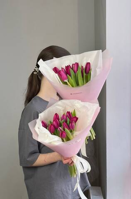 Букет из тюльпанов