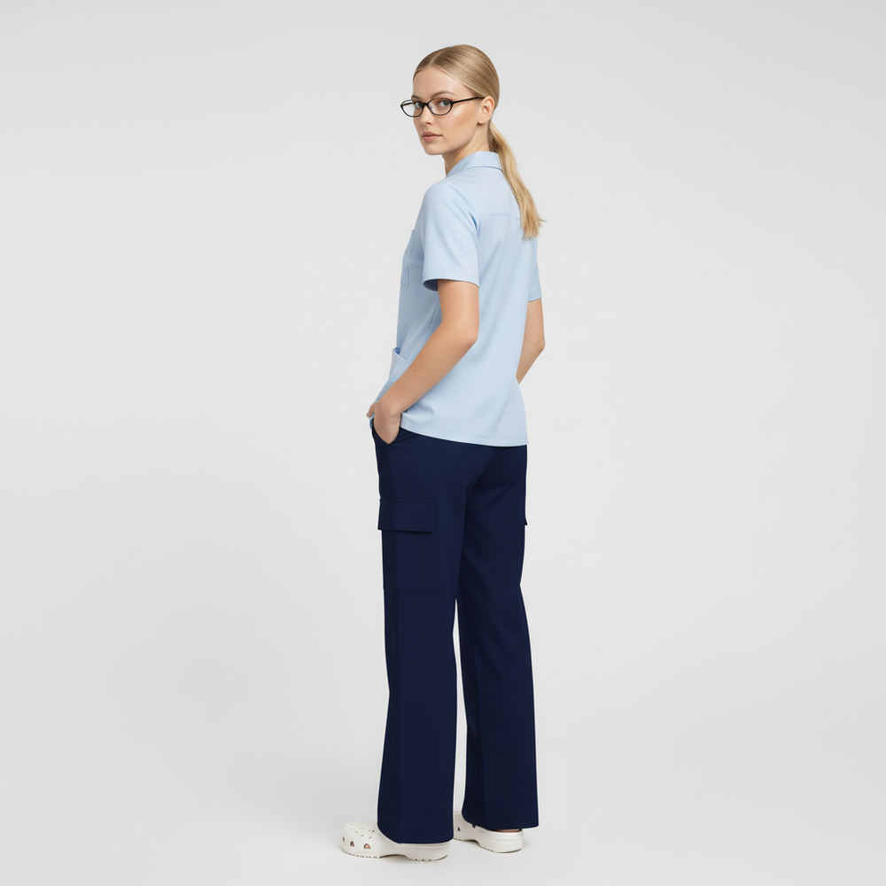 Медицинские женские брюки-палаццо "Вивьен"