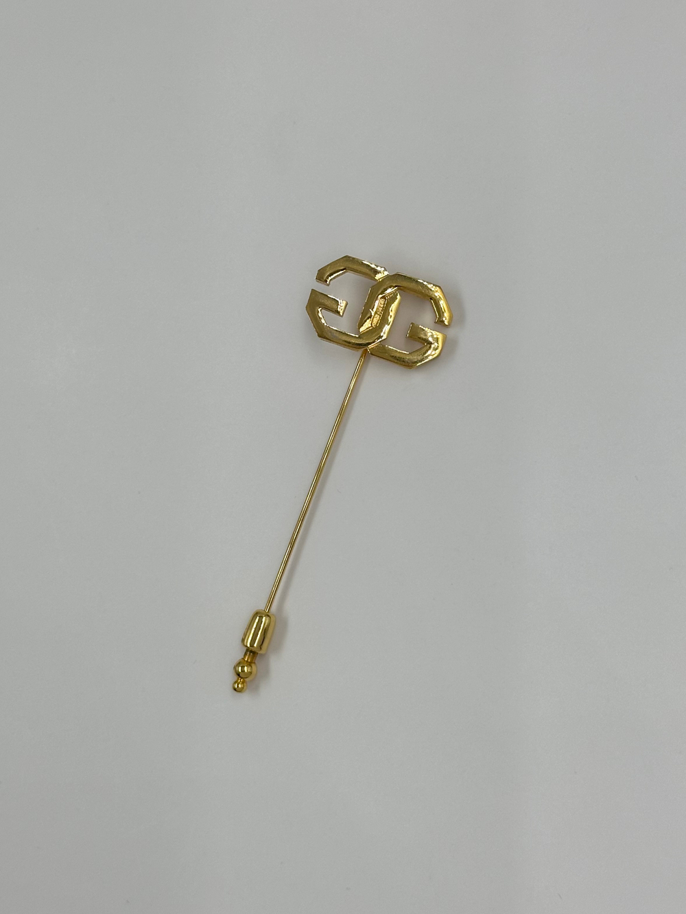 Брошь булавка Лого Givenchy 1978 год