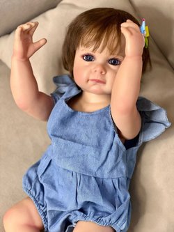 Кукла Реборн виниловая 55см в пакете (FA-039)