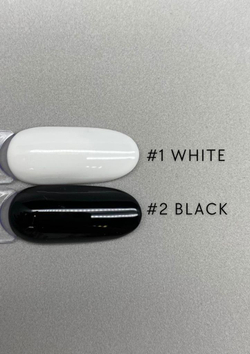 Nail ARCHITECT Цветной гель-лак. Черный, плотно-пигментированный #02 Black, 15 мл