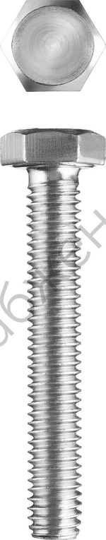 ЗУБР ГОСТ 7798-70, M8 x 100 мм, кл. пр. 5.8, болт оцинкованный, 2 шт (303086-08-100)