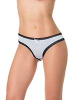 Трусики с мелким геометрическим принтом (Размер: XL) (Цвет: белый с черным)