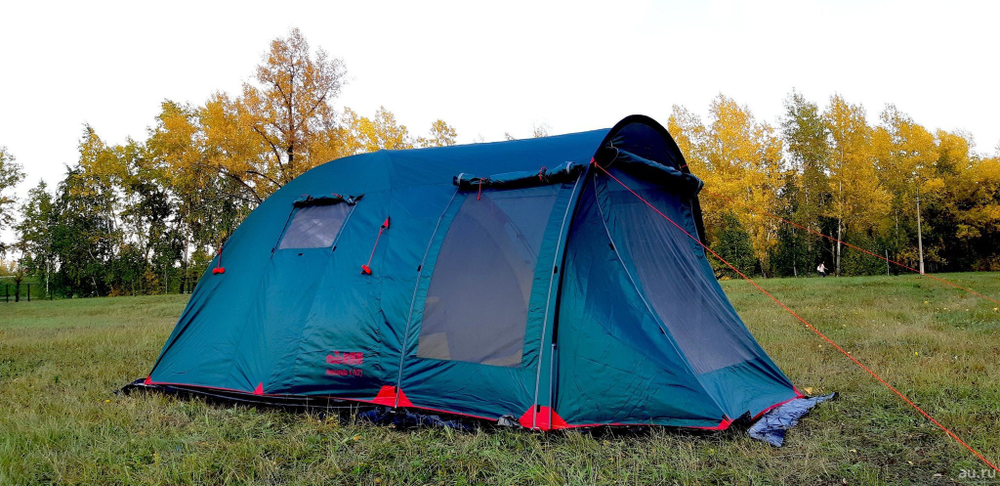 Палатка TRAMP Anaconda 4 (V2), артикул TRT-78, цвет Зеленый