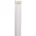 Прядь для волос на заколке «Прекрасные локоны» 50*3 см, белый