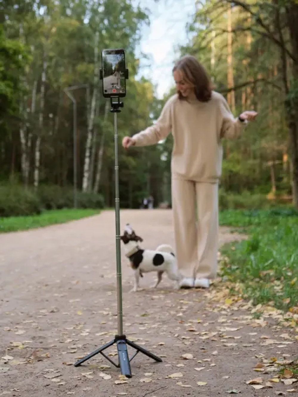 Штатив монопод для селфи Raylab MT-132 23-132см, с пультом