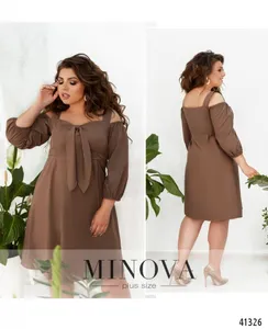 Платье 0138-мокко Minova