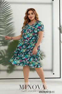 Платье 20-11-зеленый Minova