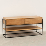 Туалетный столик с ящиками и полкой из дикого дуба