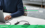 USB-хаб Ugreen CM416-10915 Black (10915)