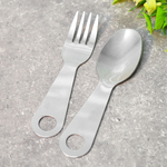 Нож туристический складной многофункциональный 3 в 1, вилка, ложка, YK01