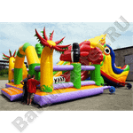 Большая и высокая горка "Африка 2"