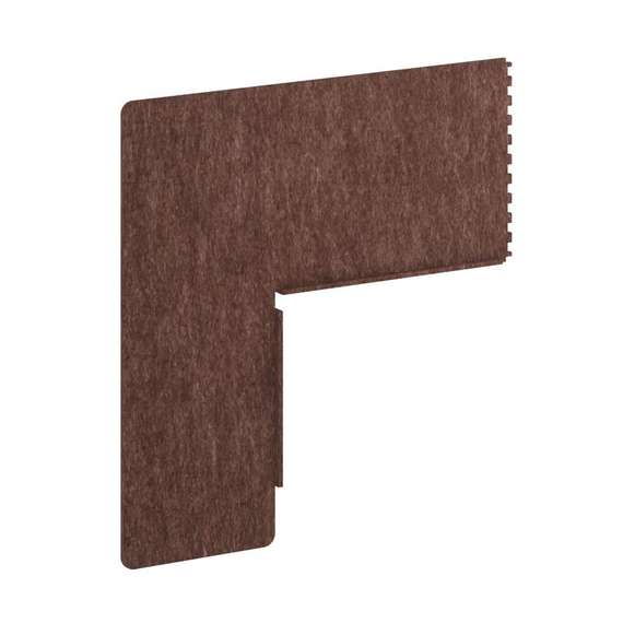 AcustiX Боковая панель-ширма для стола глубиной 700 VE.PBS2-505 Молочный Шоколад H=500