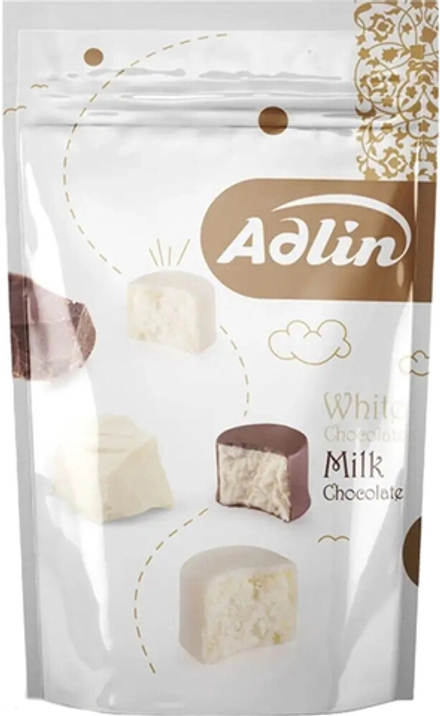 Конфеты Адлин из пашмалы Ассорти с молочным вкусом и вкусом ванили / Adlin Assorted Pashmala Sweets with Milky and Vanilla flavors 350г