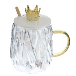 GAEM Кружка с крышкой и ложкой, 450 мл, L13 W9 H13,5 см, 3в.