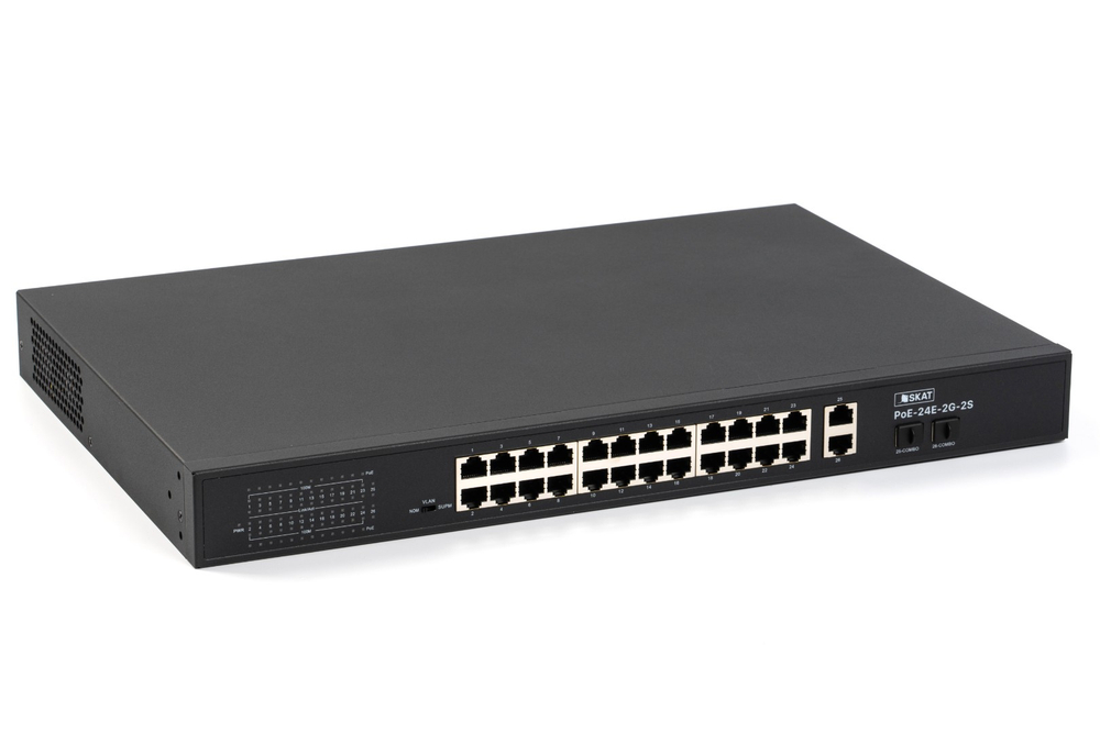 Коммутатор PoE Plus SKAT PoE-24E-2G-2S