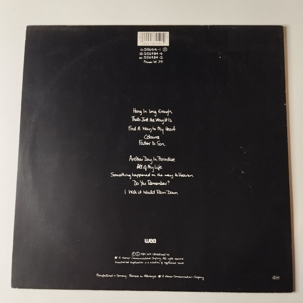 Винтажная виниловая пластинка LP Phil Collins But Seriously (Germany 1989) Another Day In Paradise