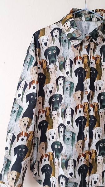 СОБАЧКИ, 100% хлопок Handmade Fabrics 4