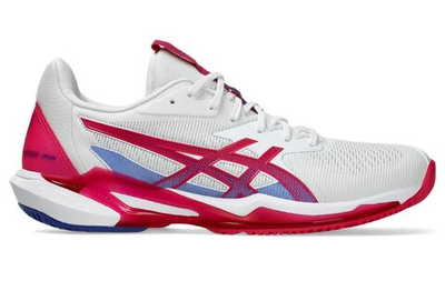 Женские теннисные кроссовки Asics Solution Speed FF 3 - white/bright rose