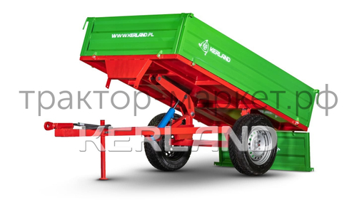 Прицеп Kerland | Керланд П-2000/1 к мини-трактору (самосвальный)