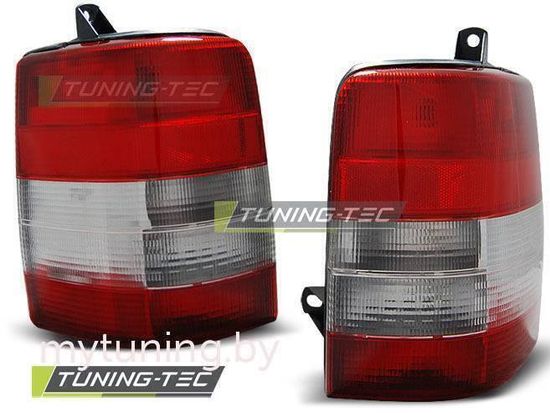 Задние фонари Jeep Grand Cherokee ZJ red white
