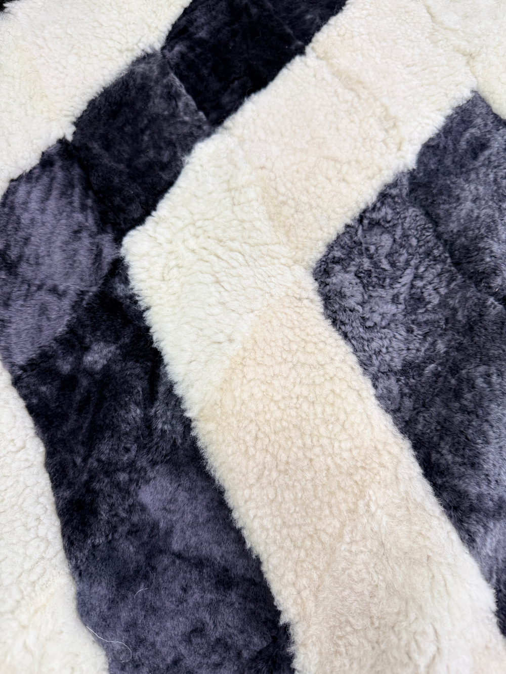 Покрывало меховое ковер из шкуры овчины