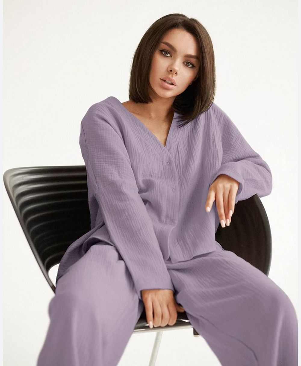 ДО МУСЛИН Двойка ОВЕРСАЙЗ Пуговка 1116 АКЦИЯ!