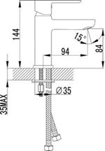 LEMARK Серия MAGIC. Смеситель для умывальника – LM3406C