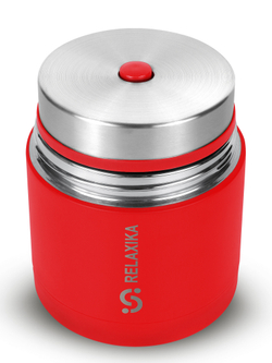 Термос для еды Relaxika 301 (0,5 литра), красный