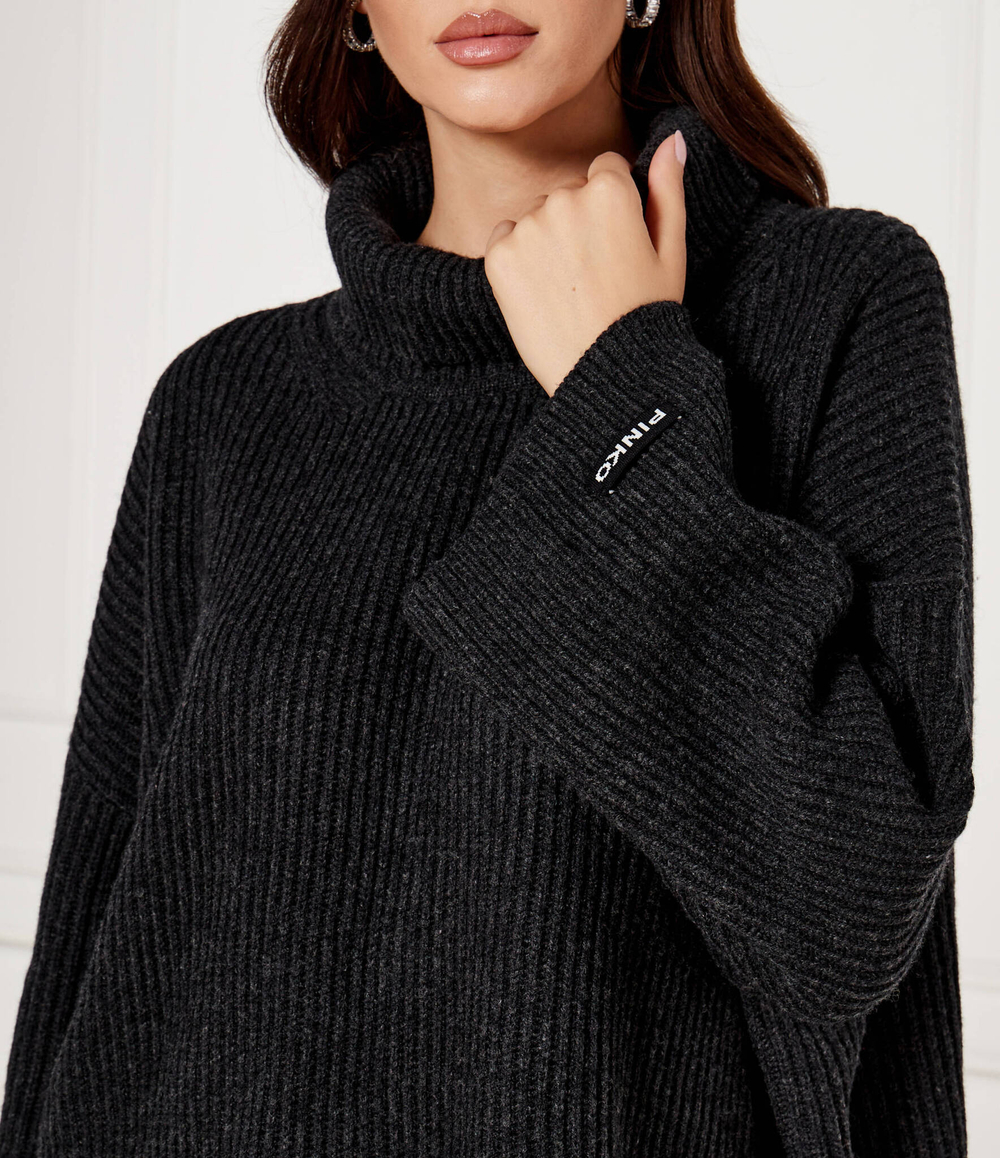 Хлопковый свитер burmilla Pinko - графитовый(104391 A27B)