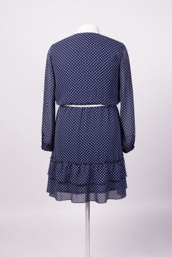 Платье женское 1454АПБ, горох #284Гп051454А