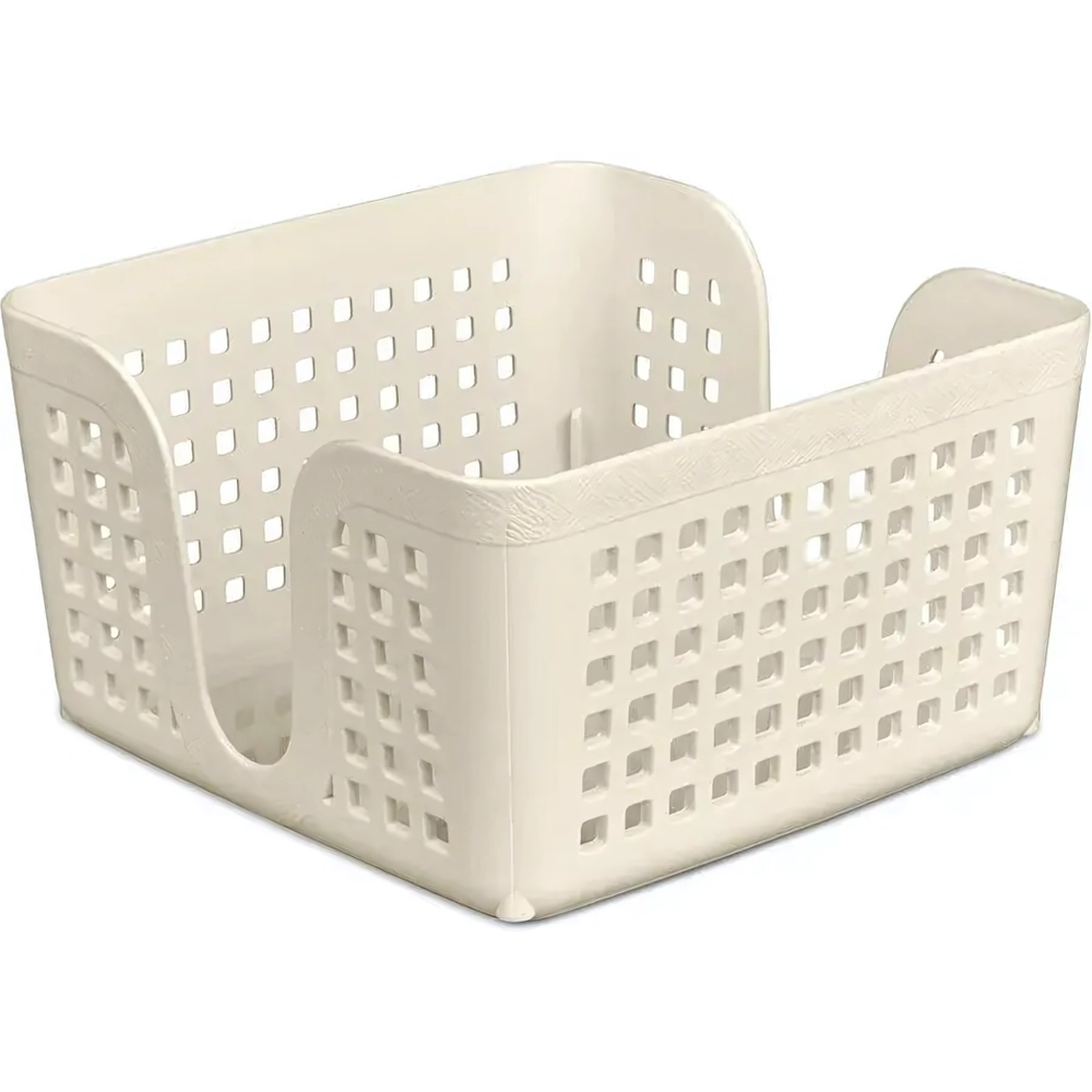 Салфетница Лофт 15 см квадратная (слон.кость)