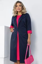 Платье На шпильке (темно-синее) П12676-4 LT Collection