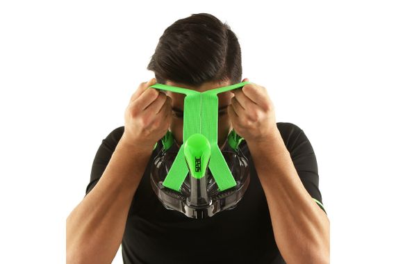 Маска полнолицевая Seac Magica Black/Lime