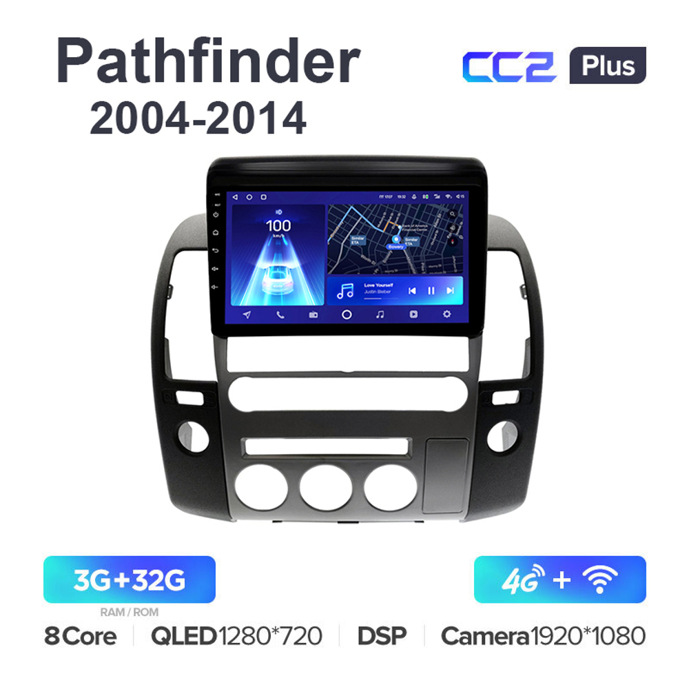 Teyes CC2 Plus 9"для Nissan Pathfinder, Navara 2004-2014