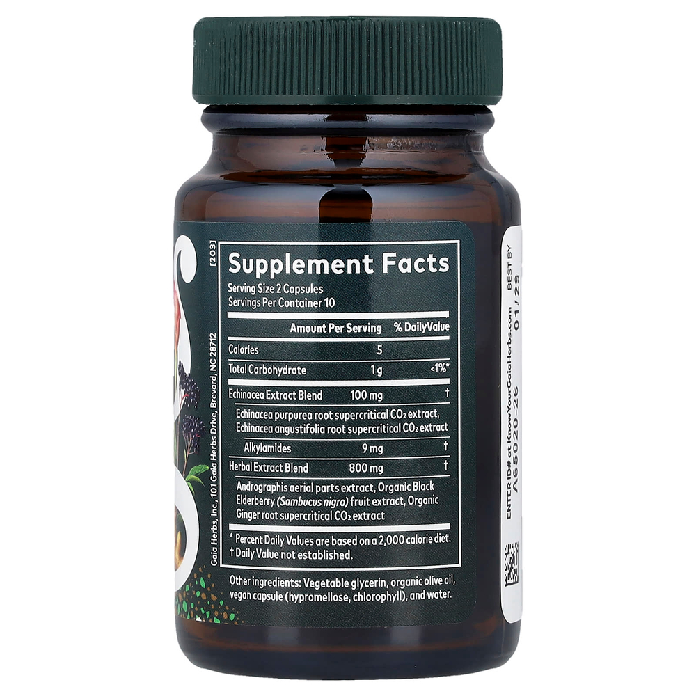 Gaia Herbs, Quick Defense®, 20 Liquid Phyto-Caps®