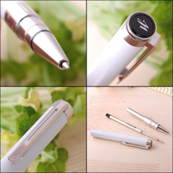 Подарочный набор Шариковая ручка Waterman Perspective, цвет: White CT, стержень: Mblue с чехлом