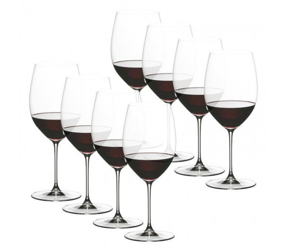 Набор бокалов для красного вина 8 шт 625мл Riedel Veritas Cabernet/Merlot Австрия