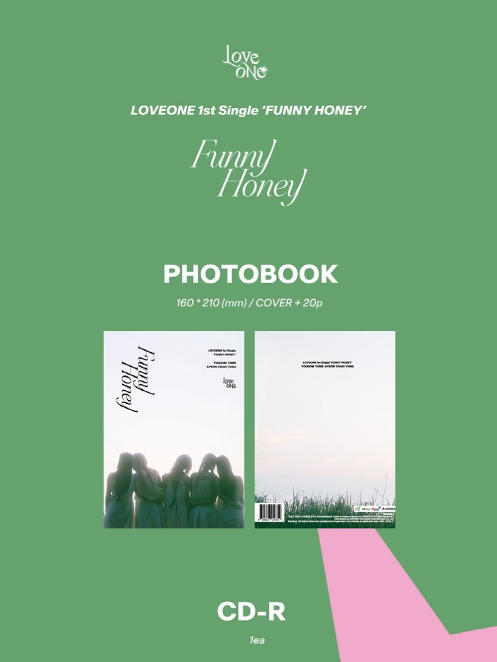 Альбом LOVEONE - FUNNY HONEY 1st Single Album