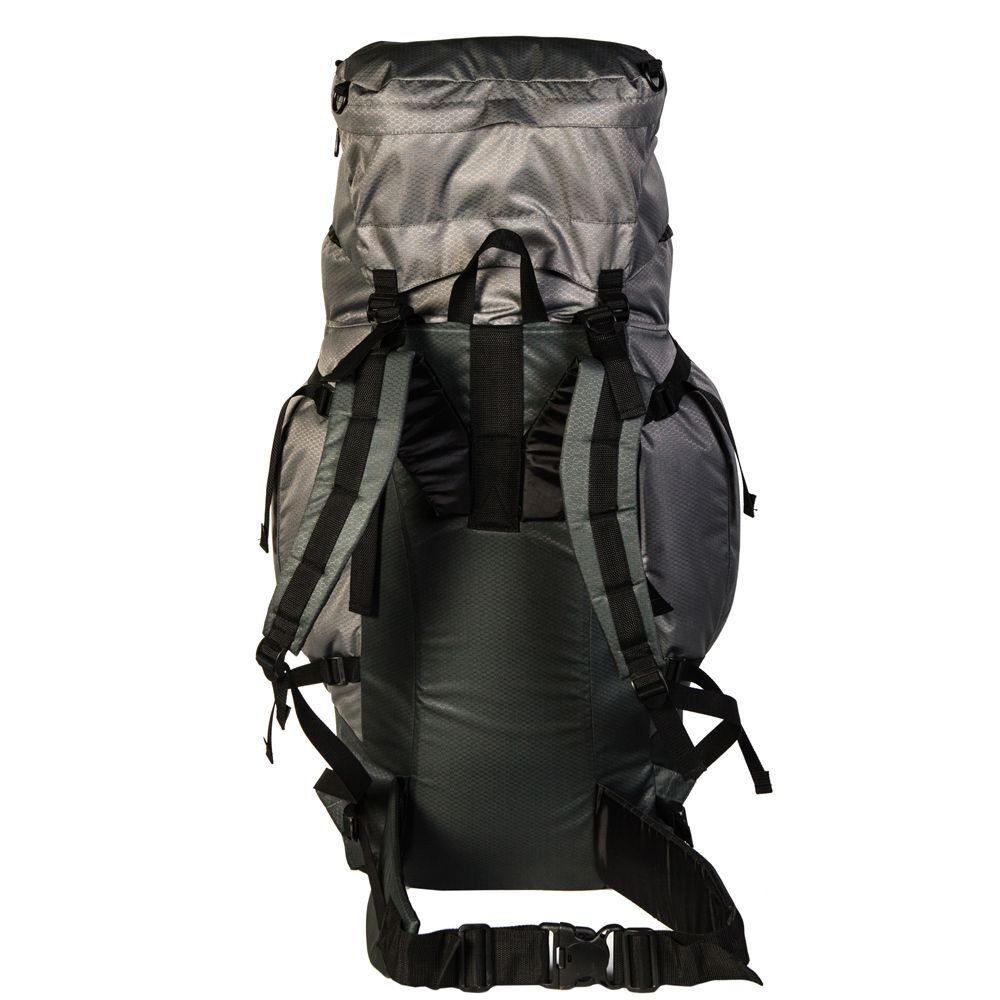 Рюкзак туристический Prival Пионер 80л, серый +  т.серый