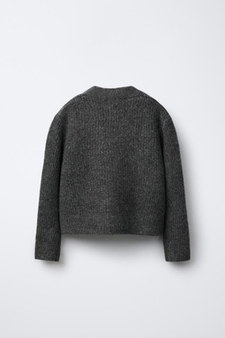 ZARA КАРДИГАН, ТЕМНО-СЕРЫЙ