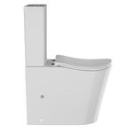 Унитаз-компакт анатомический WAVE SILUET Tornado3.0 гор,ниж,2-кн.арм,дюро,м/л,быстр,БЕЛЫЙ глянец