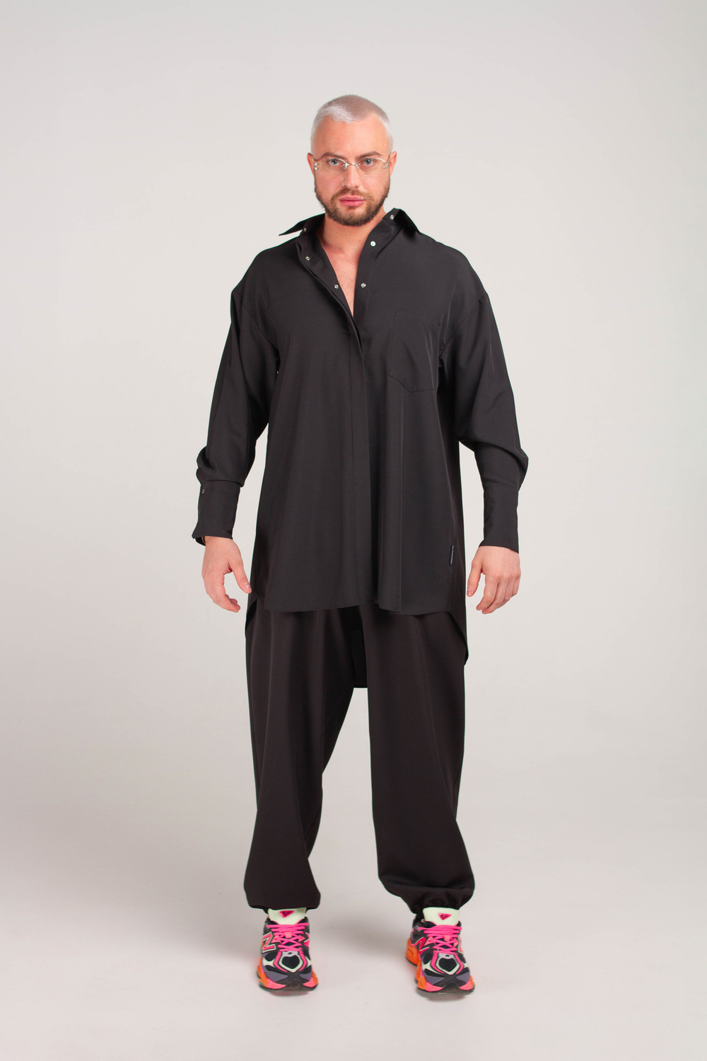 МУЖСКАЯ УДЛИНЕННАЯ РУБАШКА. PROF