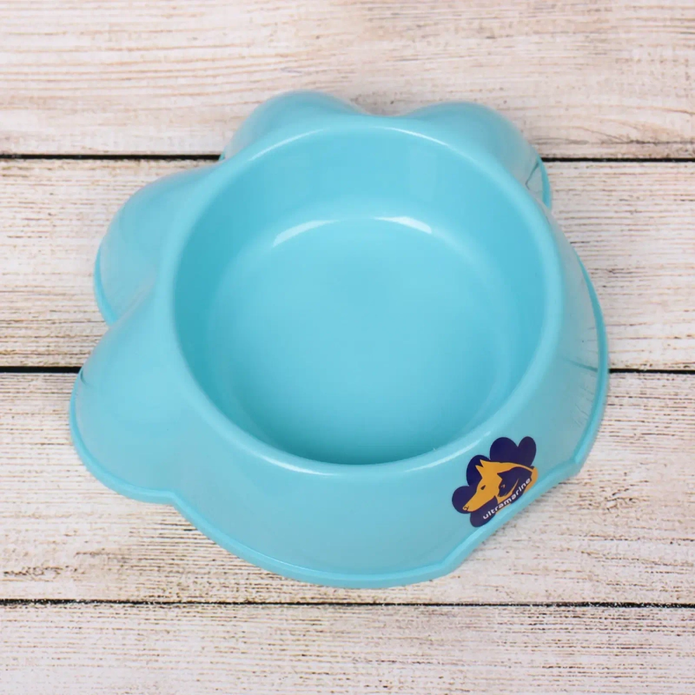 Миска пластиковая «Мр. Лапкин», цвет голубой, 16*5см /300мл