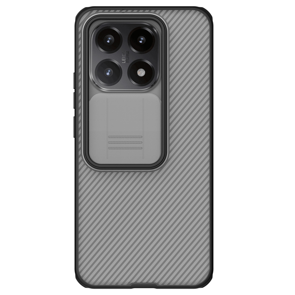 Чехол прозрачный тонированный для Xiaomi 15T, серия CamShield Pro Case (Transparent black) от Nillkin